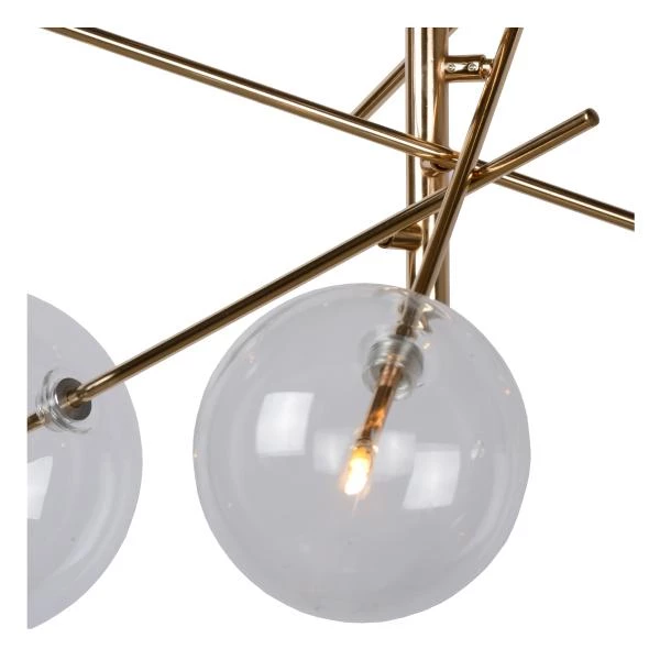Lucide ALARA - Hanglamp - Ø 72 cm - LED - G4 - 6x1,5W 2700K - Goud - detail 3